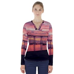 20161215 063119 V-neck Long Sleeve Top by AmateurPhotographyDesigns