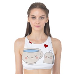 Cute Tea Tank Bikini Top by Valentinaart