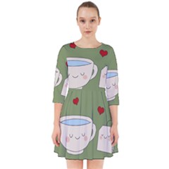 Cute Tea Smock Dress by Valentinaart