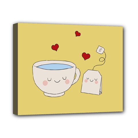 Cute Tea Canvas 10  X 8  by Valentinaart