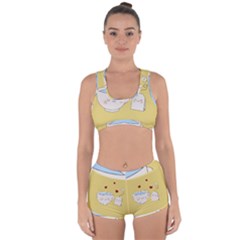 Cute Tea Racerback Boyleg Bikini Set by Valentinaart