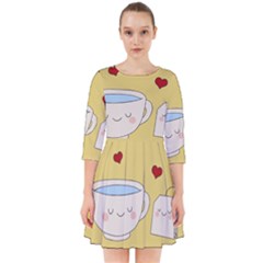 Cute Tea Smock Dress by Valentinaart