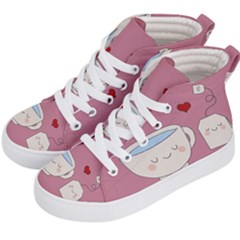 Cute Tea Kid s Hi-top Skate Sneakers