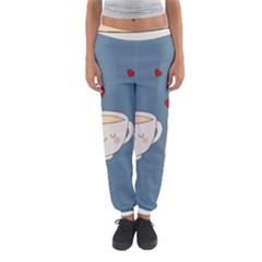 Cute Tea Women s Jogger Sweatpants by Valentinaart