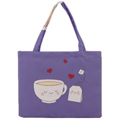 Cute Tea Mini Tote Bag by Valentinaart