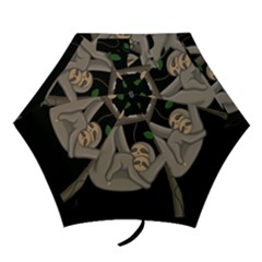 Cute Sloth Mini Folding Umbrellas by Valentinaart