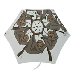 Cute Sloth Mini Folding Umbrellas by Valentinaart