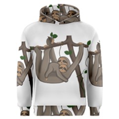 Cute Sloth Men s Overhead Hoodie by Valentinaart