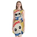 Feminist Cat Sleeveless Chiffon Dress   View1