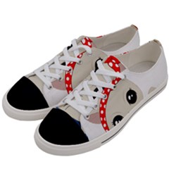 Feminist Cat Women s Low Top Canvas Sneakers