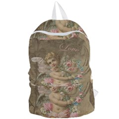 Cupid - Vintage Foldable Lightweight Backpack by Valentinaart