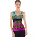 Meditative Abstract Temple Of Love And Meditation Tank Top View1