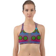 Meditative Abstract Temple Of Love And Meditation Back Web Sports Bra