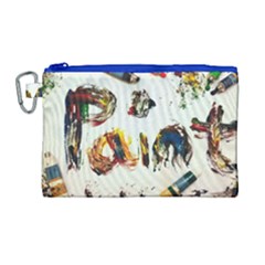 Paint Canvas Cosmetic Bag (large)