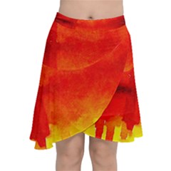 Sun Rise,city,modern Art Chiffon Wrap