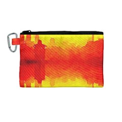 Sun Rise,city,modern Art Canvas Cosmetic Bag (medium)