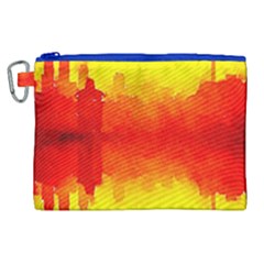 Sun Rise,city,modern Art Canvas Cosmetic Bag (xl)