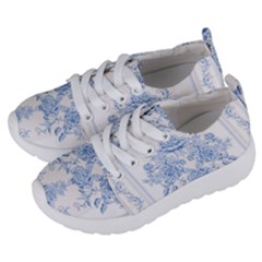 Beautiful,pale Blue,floral,shabby Chic,pattern Kids  Lightweight Sports Shoes by NouveauDesign