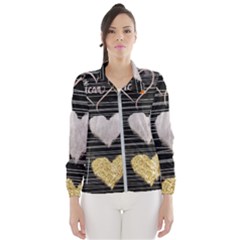 Modern Heart Pattern Wind Breaker (women)