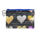 modern heart pattern Canvas Cosmetic Bag (Large) View1