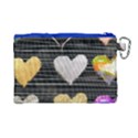 modern heart pattern Canvas Cosmetic Bag (Large) View2