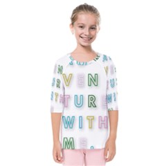 Adventure With Me Kids  Quarter Sleeve Raglan Tee