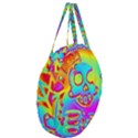 Rainbow Skeleton King Giant Round Zipper Tote View3