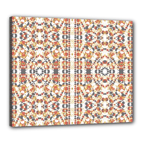 Multicolored Geometric Pattern  Canvas 24  X 20  by dflcprints