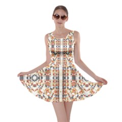 Multicolored Geometric Pattern  Skater Dress by dflcprints