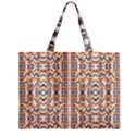 Multicolored Geometric Pattern  Zipper Mini Tote Bag View1