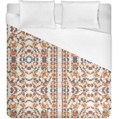 Multicolored Geometric Pattern  Duvet Cover (king Size) by dflcprints