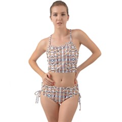 Multicolored Geometric Pattern  Mini Tank Bikini Set by dflcprints