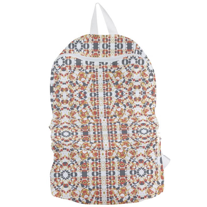 Multicolored Geometric Pattern  Foldable Lightweight Backpack