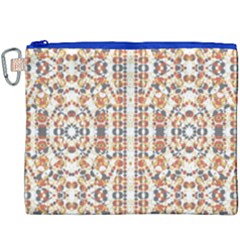 Multicolored Geometric Pattern  Canvas Cosmetic Bag (xxxl)