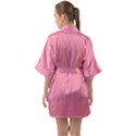 pink 17.a | light pink quarter sleeve kimono robe View2