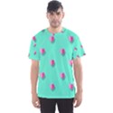 Love Heart Set Seamless Pattern Men s Sports Mesh Tee View1