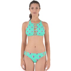 Love Heart Set Seamless Pattern Perfectly Cut Out Bikini Set by Nexatart