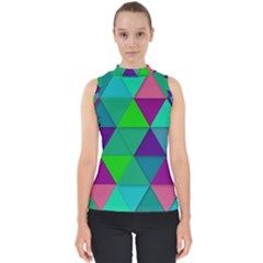 Background Geometric Triangle Shell Top