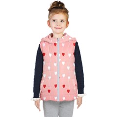 Heart Shape Background Love Kid s Puffer Vest by Nexatart