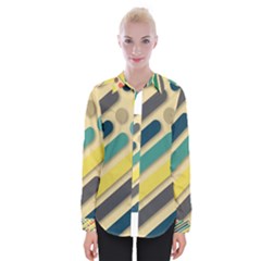 Background Vintage Desktop Color Womens Long Sleeve Shirt