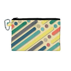 Background Vintage Desktop Color Canvas Cosmetic Bag (medium) by Nexatart