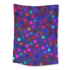 Squares Square Background Abstract Medium Tapestry by Nexatart