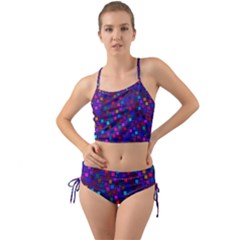 Squares Square Background Abstract Mini Tank Bikini Set