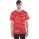 Background Valentine S Day Love Men s Sports Mesh Tee View1