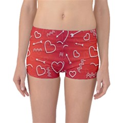 Background Valentine S Day Love Boyleg Bikini Bottoms by Nexatart