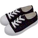 Lines Line Background Kids  Low Top Canvas Sneakers View2