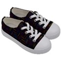 Lines Line Background Kids  Low Top Canvas Sneakers View3