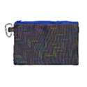 Lines Line Background Canvas Cosmetic Bag (Large) View1