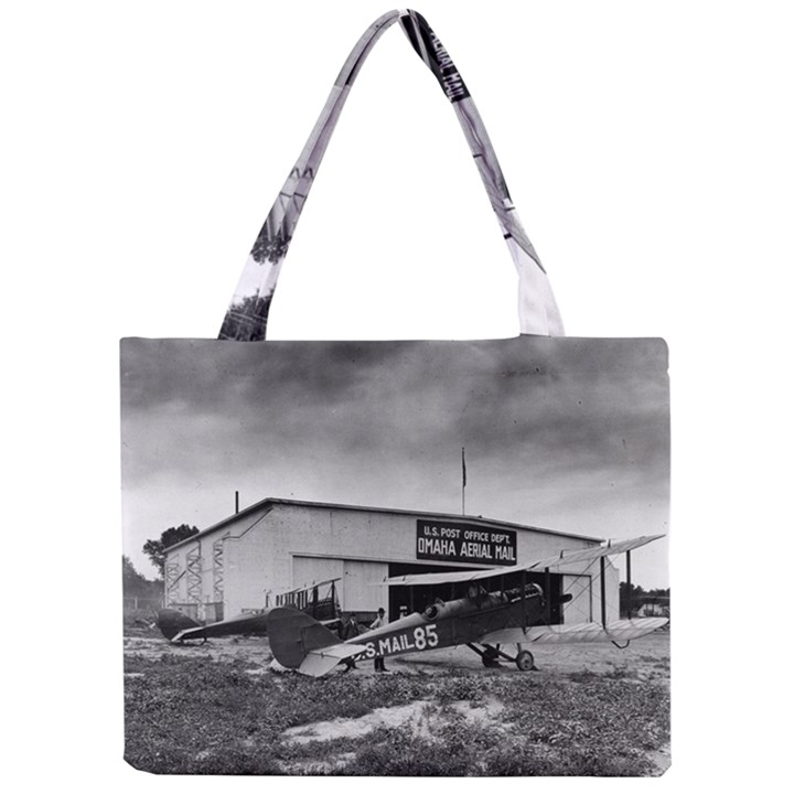 Omaha Airfield Airplain Hangar Mini Tote Bag