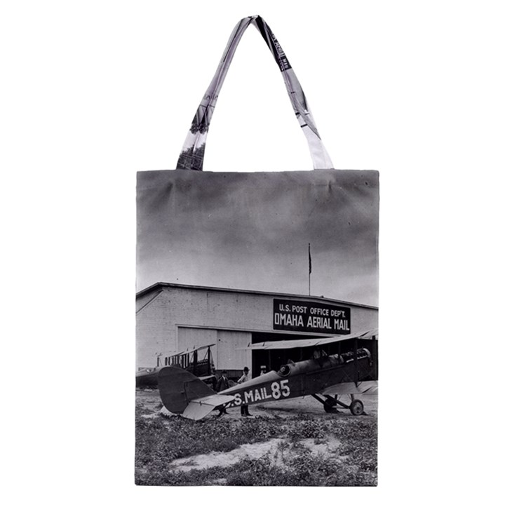 Omaha Airfield Airplain Hangar Classic Tote Bag